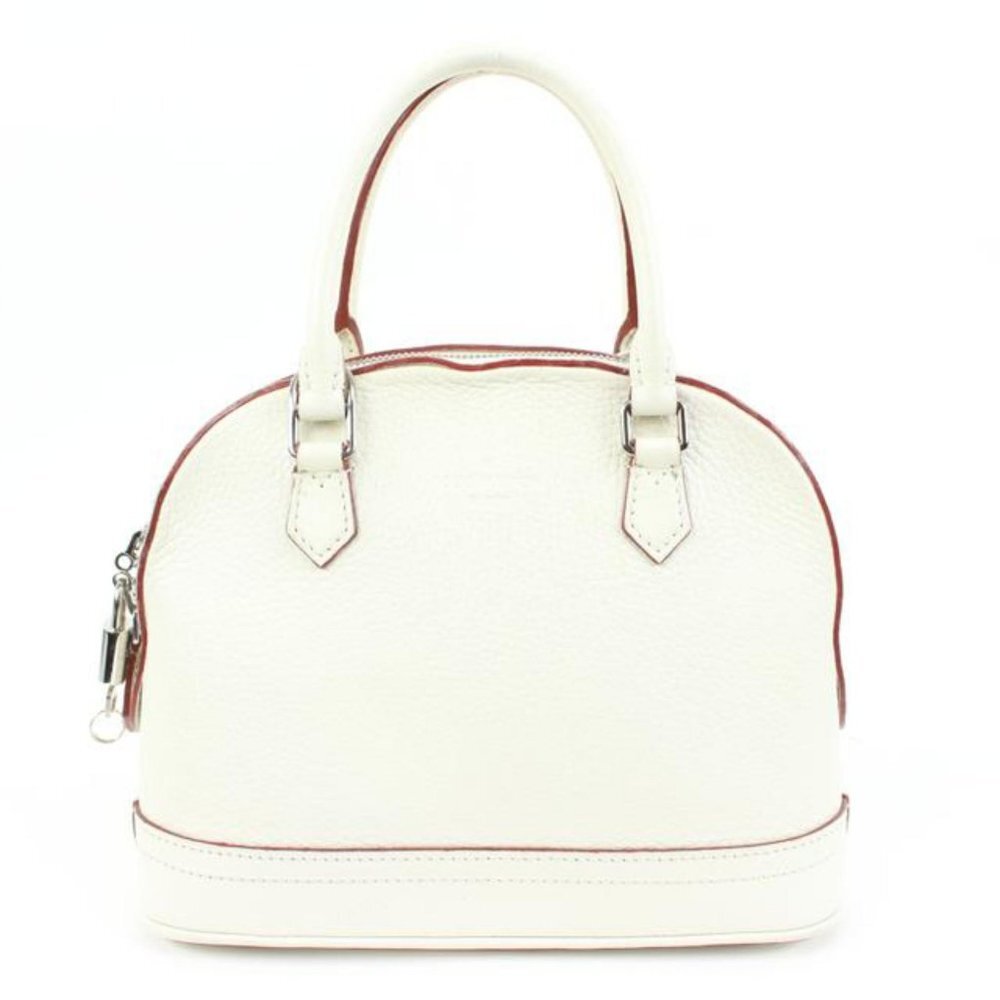 Louis Vuitton White Taurillon Leather Parnassea Alma PPM 76llk322s